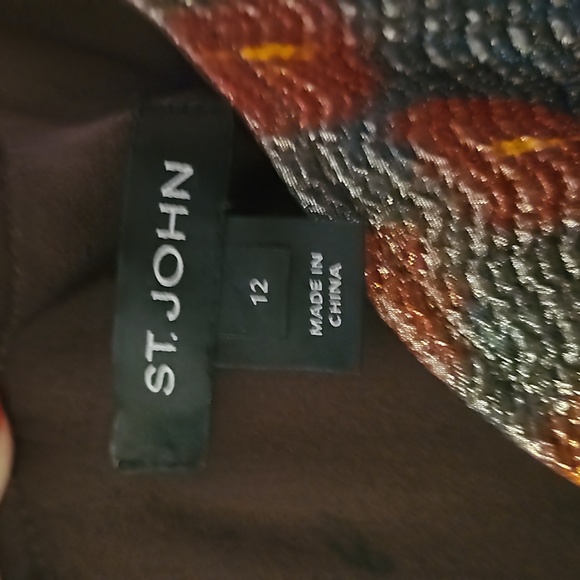 St John Collection Woven Ikat Dress - Picture 7 of 10